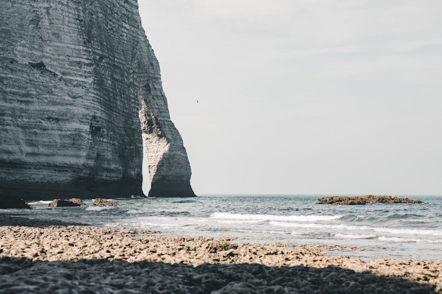 De krijtrotsen en de boog van Étretat