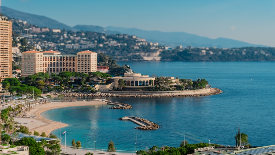 Kustlijn van de Côte d'Azur
